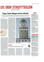 Turmuhr-Ärger beim Bürgerverein wächst